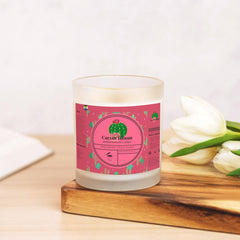 Cactus Bloom Candle Frosted Glass (Hand Poured 11 oz) - Noire Faire