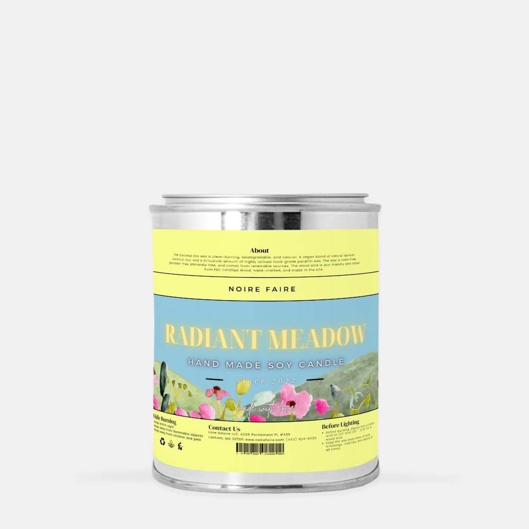 Radiant Meadow Candle Paint Can (Hand Poured 16 oz.) - Noire Faire