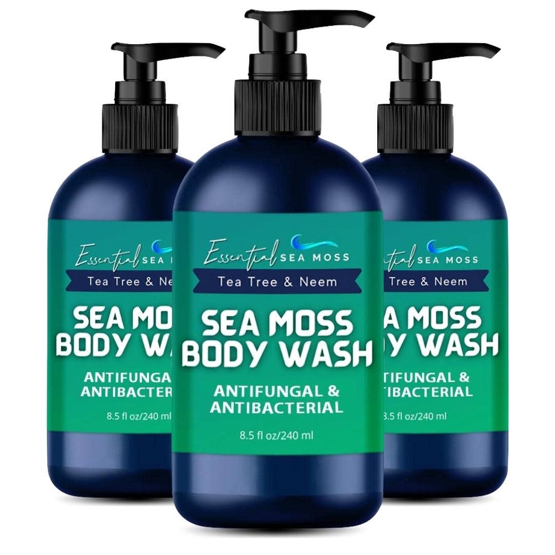 Sea Moss Body Wash Infused with Tea Tree & Neem - 8oz. - Noire Faire